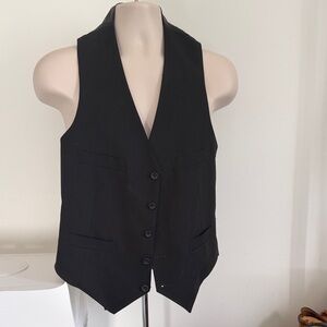 Kenneth Cole Reaction Stylish Black Vest (medium)